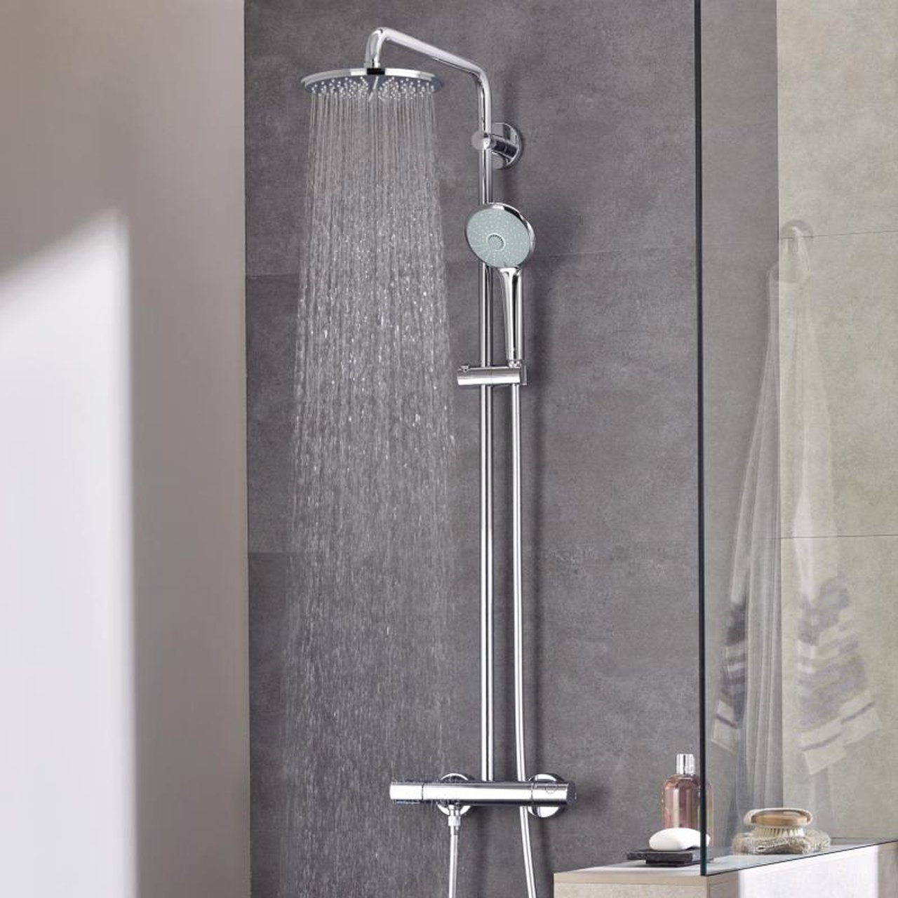 GROHE Euphoria System 210 regendoucheset thermostatisch chroom