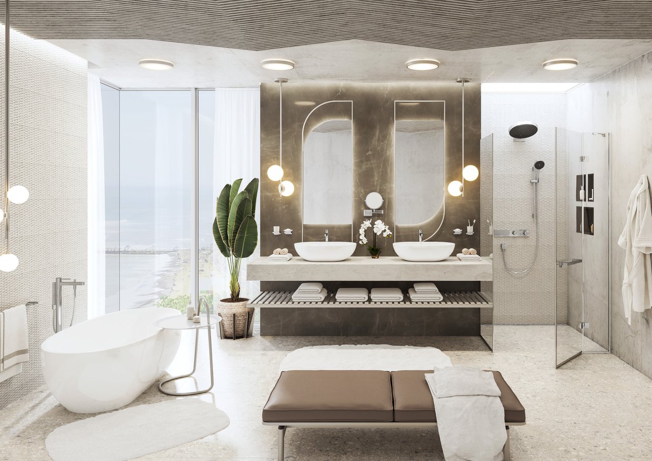 Hansgrohe RainDrain Flex Fertigset Duschrinne kürzbar 120cm Glänzend Chrom