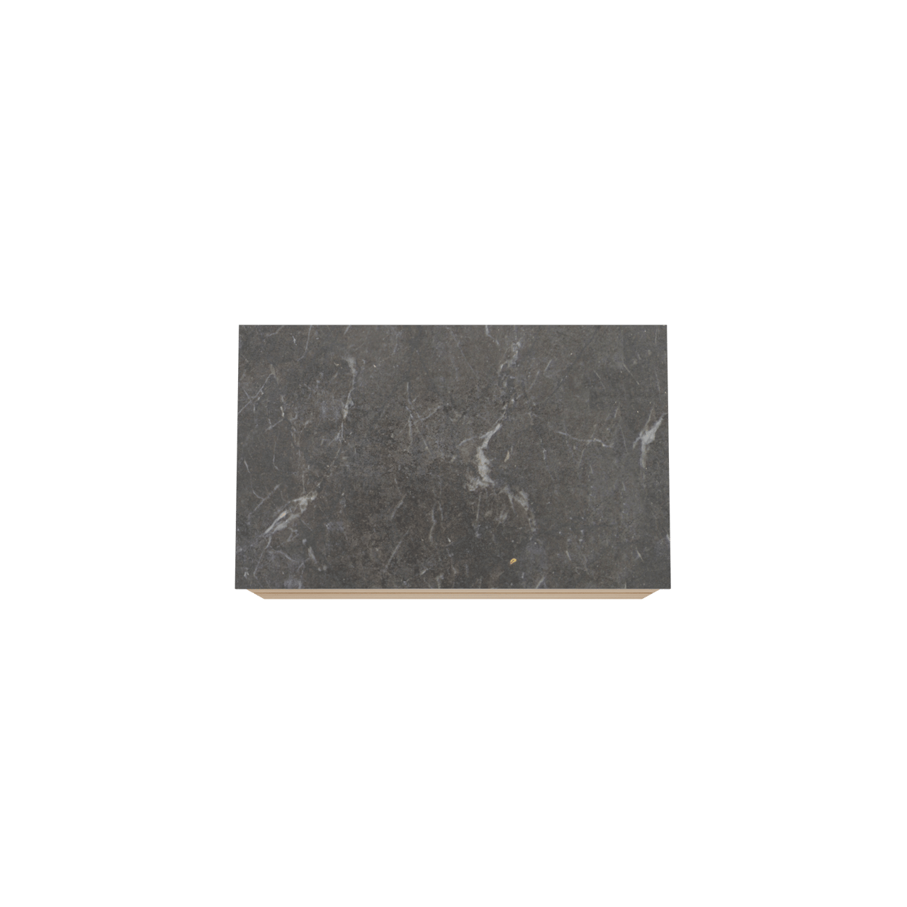 Balmani Mitra zwevend badkamermeubel 90 x 55 cm natuur eik met Stretto enkel tablet in marmer pietra grey