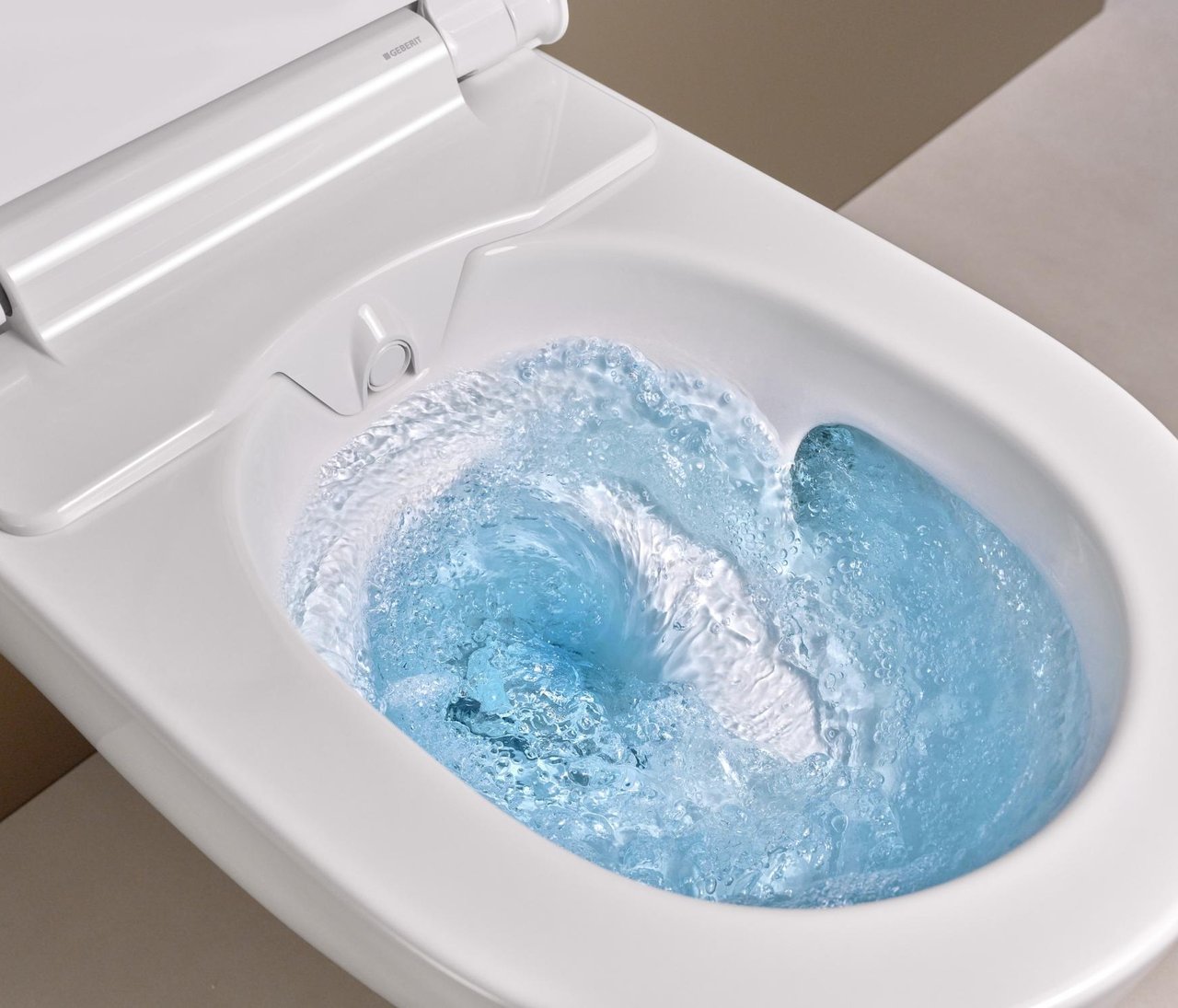 Geberit Aquaclean Sela Dusch-WC: Weiß Glänzend, spülrandlos