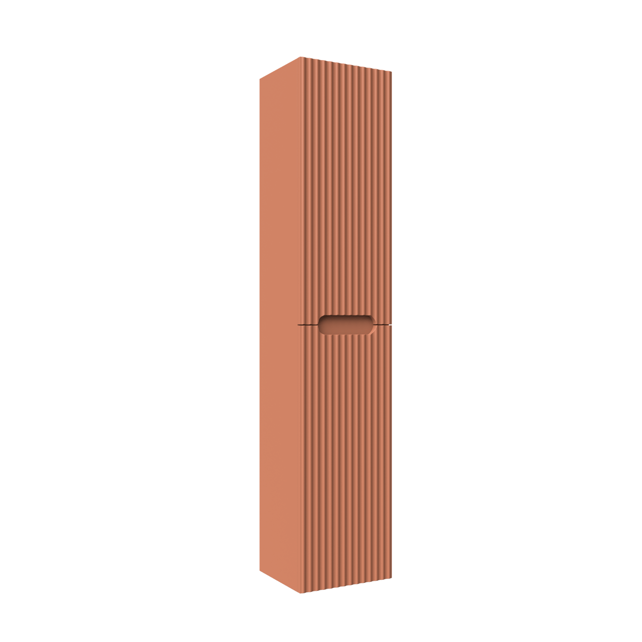 Linie Ribbo Badhochschrank: Hängend, Cotto, 35 x 30 x 170 cm