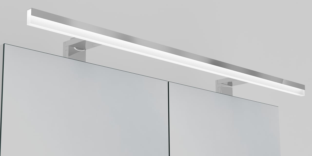 Luca Varess Serena LED luminaire 80 cm chrome