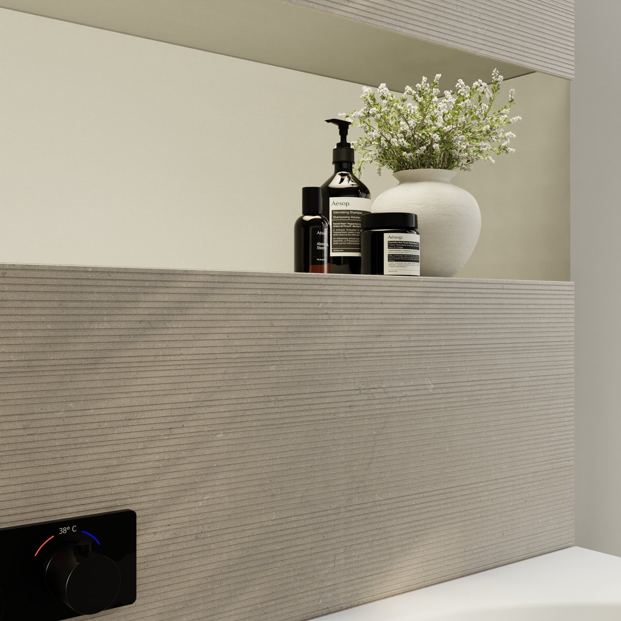 Carruzo Sierra carrelage mural en céramique 2 carreaux 60x120cm Piedra Deco