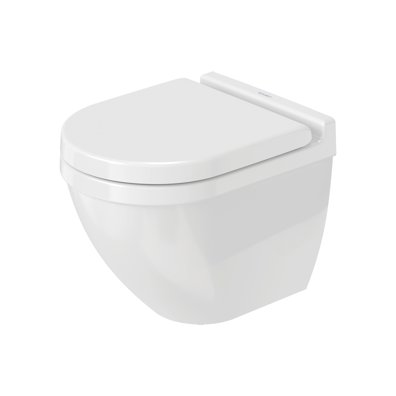 Duravit Starck 3 hangtoilet glanzend wit randloos compact