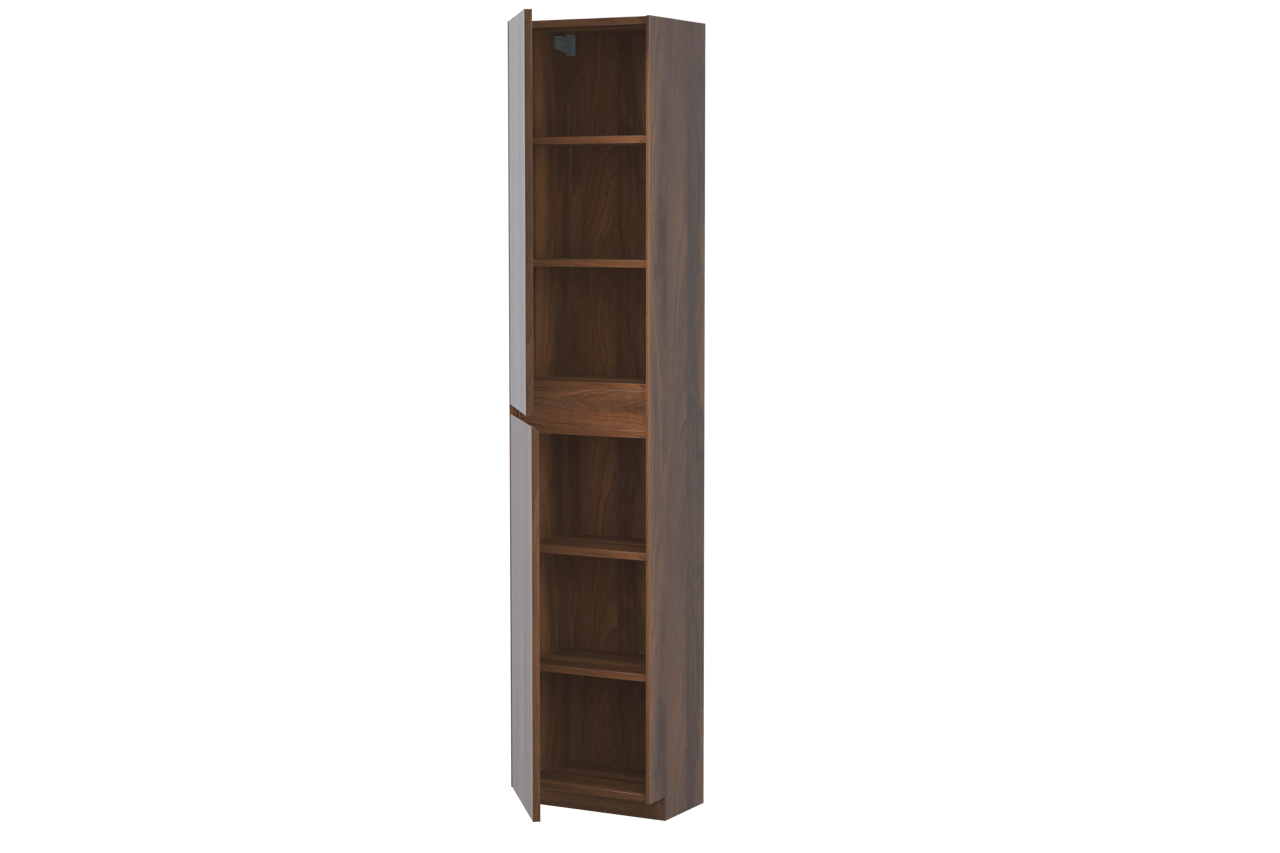 Storke Edge colonne salle de bains a poser gauche noyer 40 x 30 x 200 cm