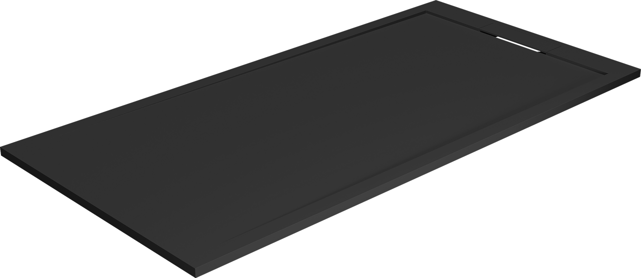 Balmani Andes douchebak 180 x 90 cm top solid Mat Zwart