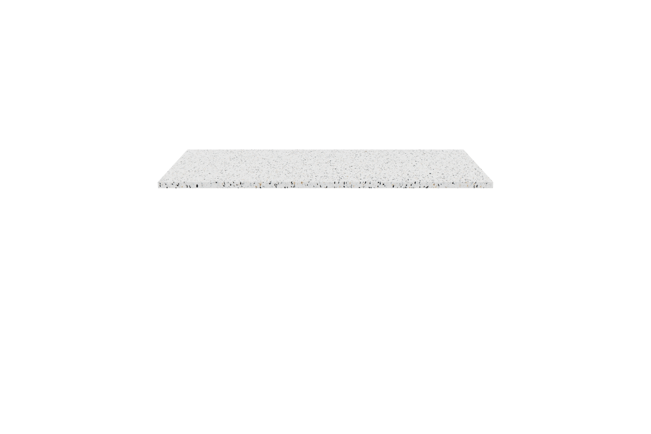 Storke Tavola tablette simple blanc/noir terrazzo mat 95 x 52 cm