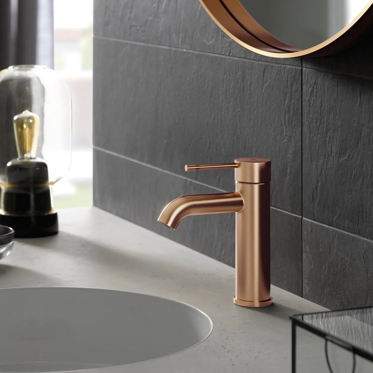 Grohe Essence S-Size wastafelkraan Brushed Warm Sunset