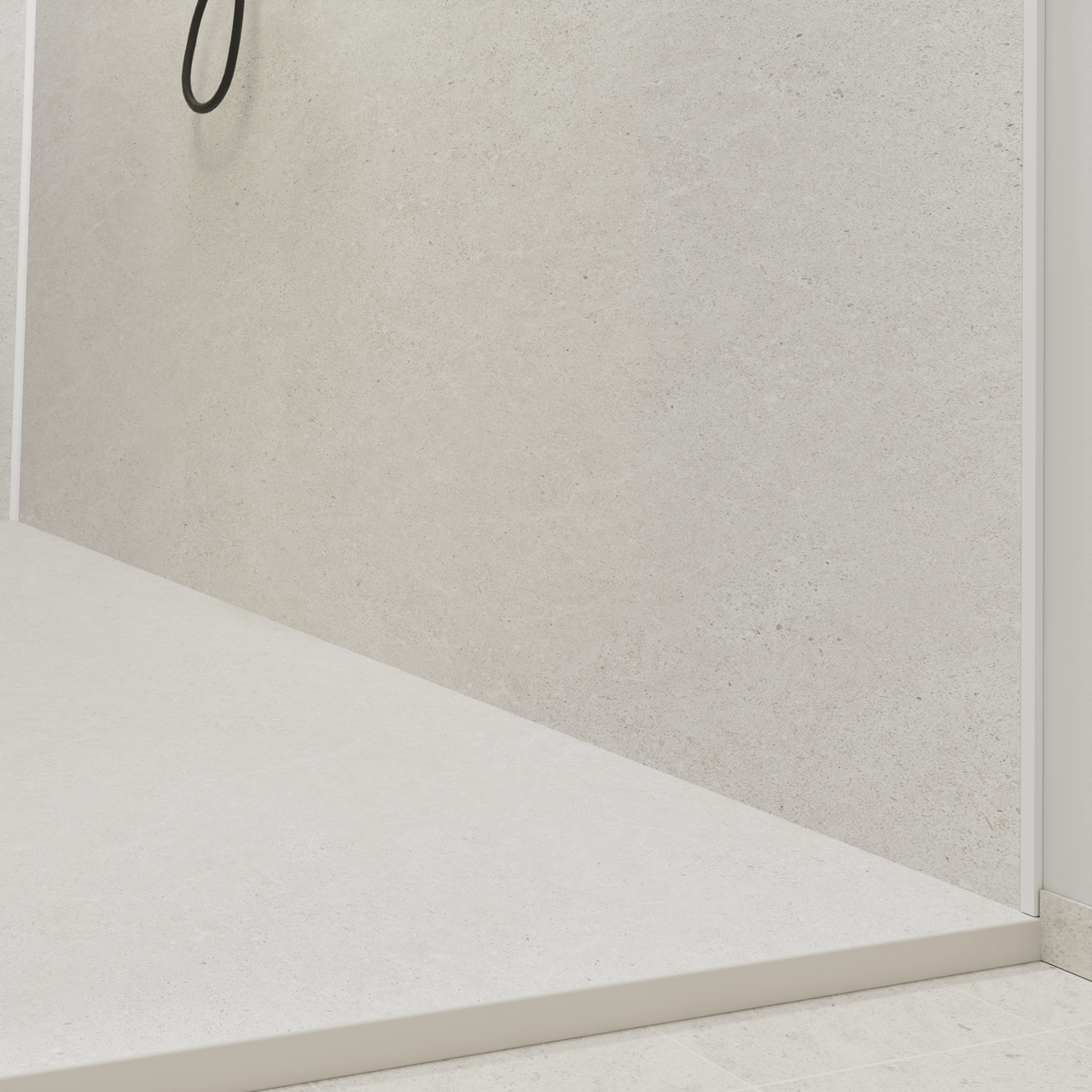 Luca Varess Suite douchebak 180 x 90 cm composietmarmer Dizzy Light 