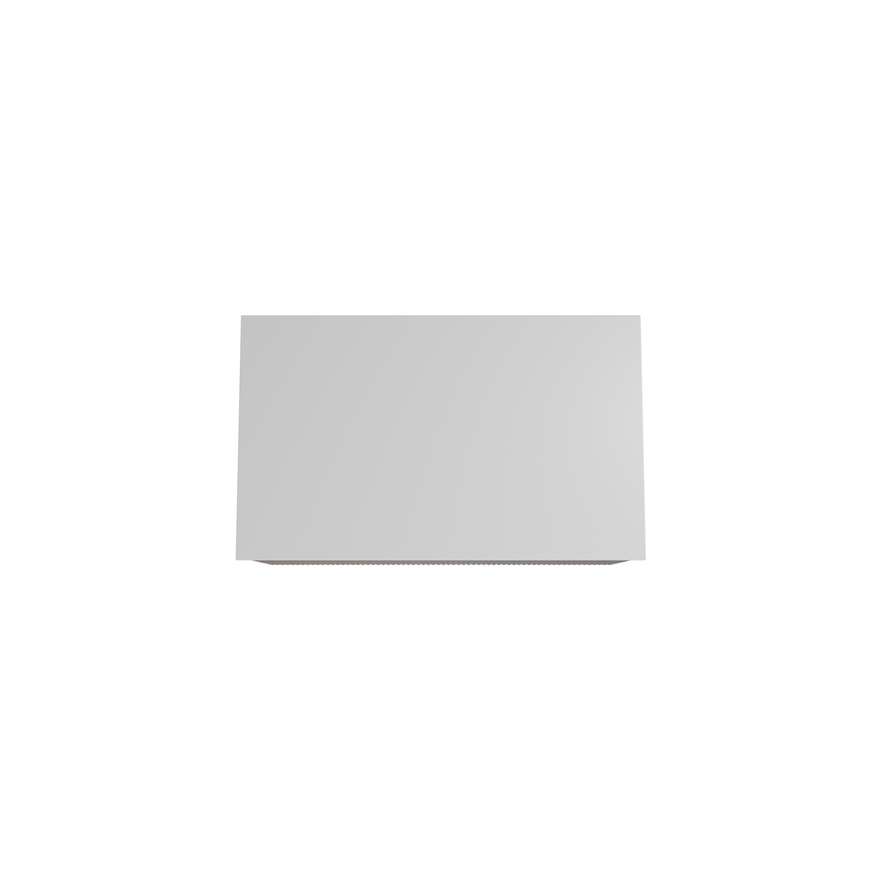 Storke Ribs meuble salle de bains suspendu 85 x 52 cm noyer avec Tavola tablette simple en solid surface blanc mat, Nervure droite symétrique verticale