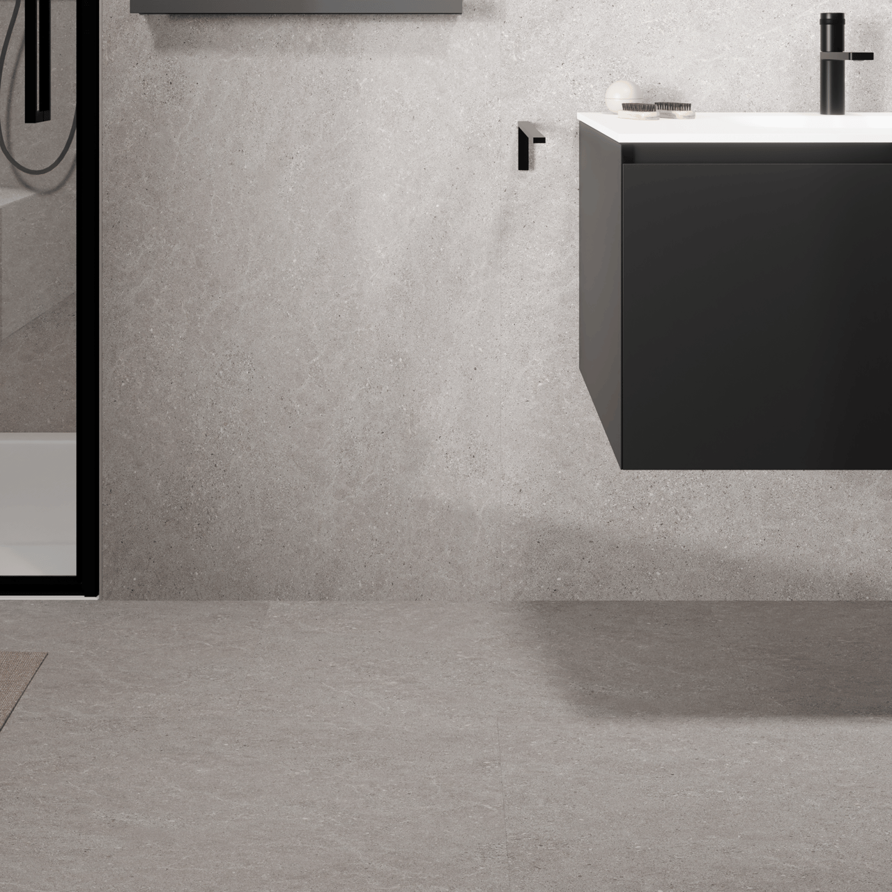 Florris Stockholm SPC-Wandpaneele, 2 Stück, 120 x 260 cm, Pearl Grey
