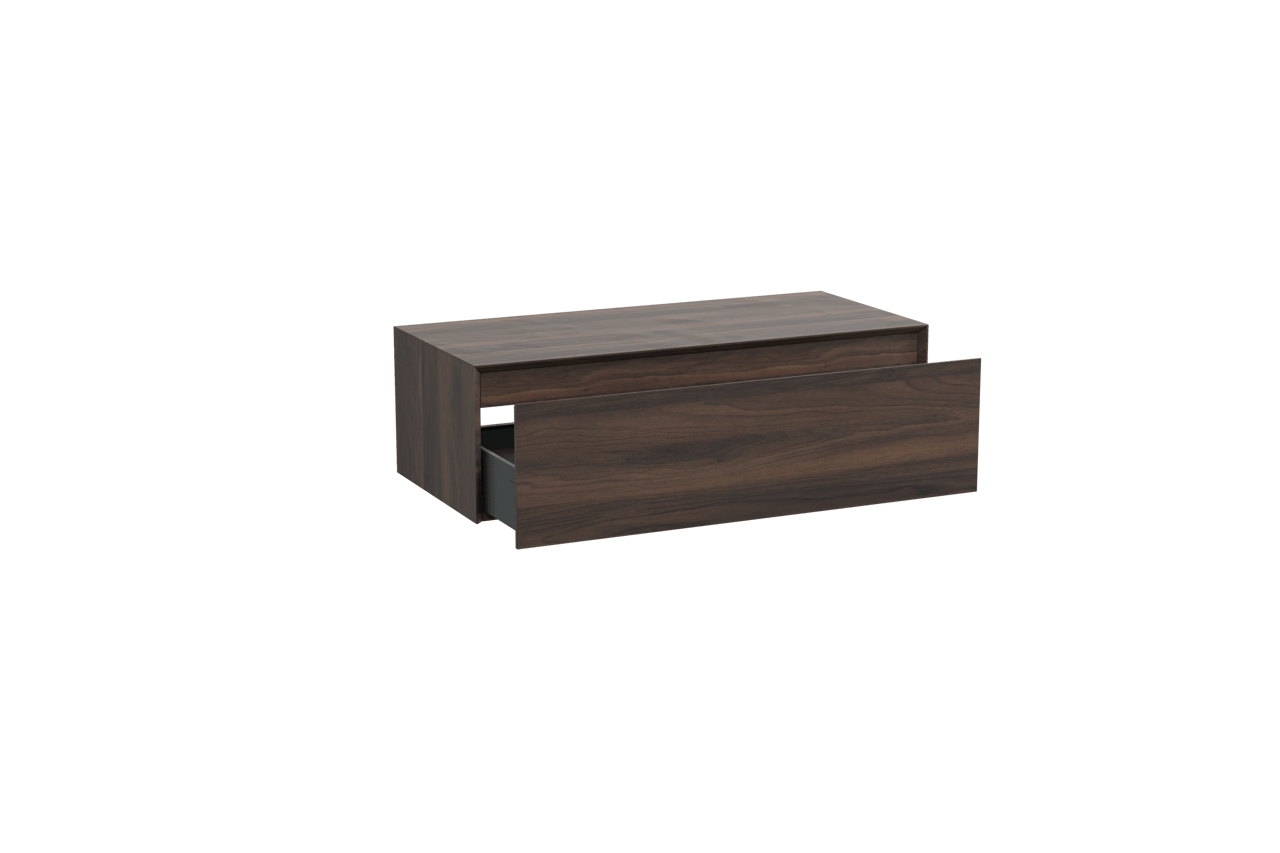 Storke Edge Modulo meuble sous-lavabo suspendu 105 x 48 cm noyer 1 tiroir