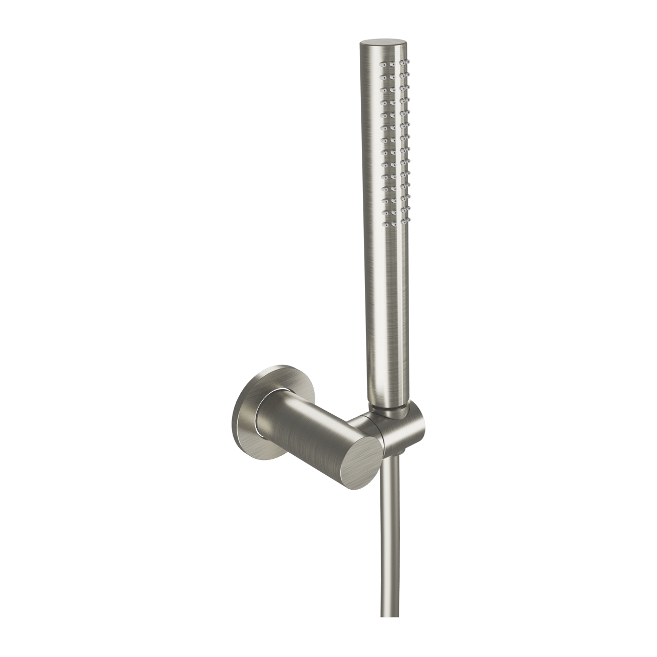 Blaufoss Round douchette 1 fonction de jet Brushed CoolMetal
