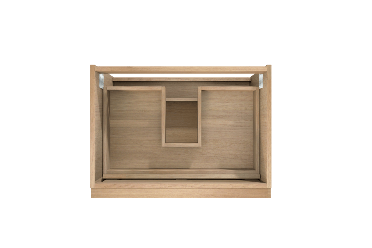 Balmani Forma meuble sous-vasque suspendu 75 x 55 cm chêne naturel 2 tiroirs