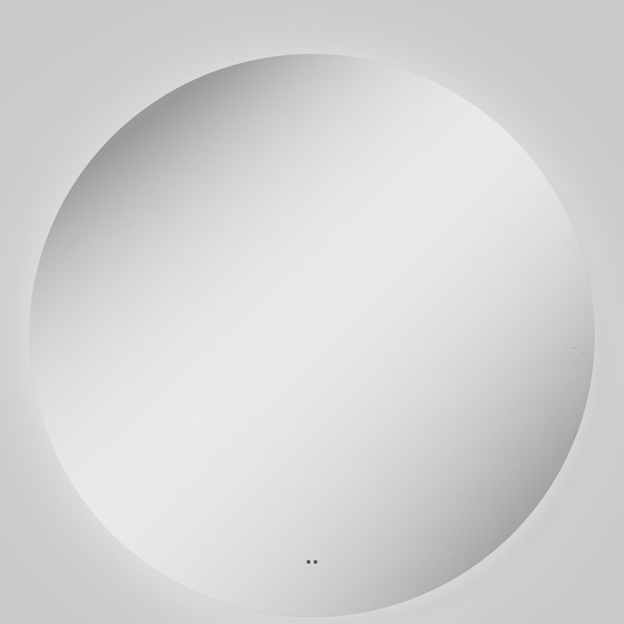 Luca Varess Luuno ronde badkamerspiegel Ø 90 cm met spiegelverlichting en anti-damp