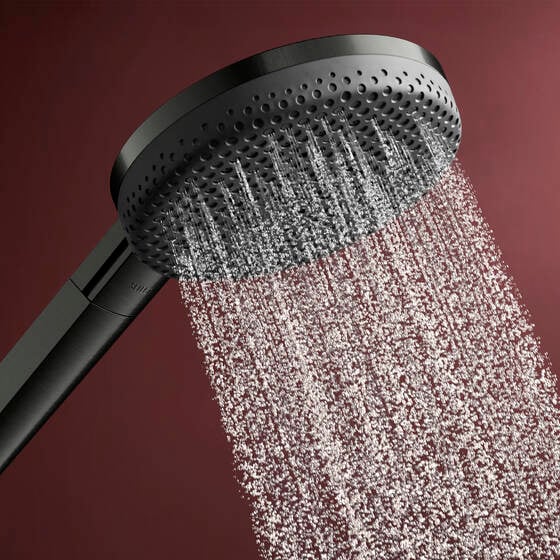Hansgrohe Raindance Alive Select S 125 douchette 3 fonctions de jet Brushed Black Chrome
