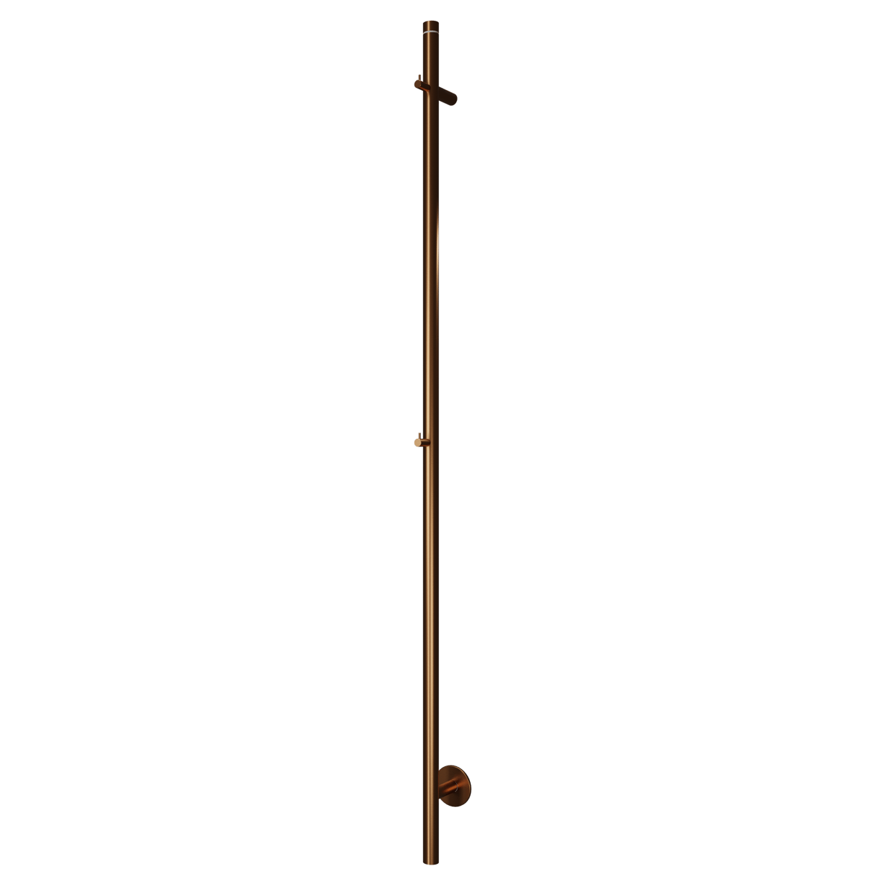 Blaufoss Mondo handdoekwarmer 3 x 170 cm brushed rosegold 35W