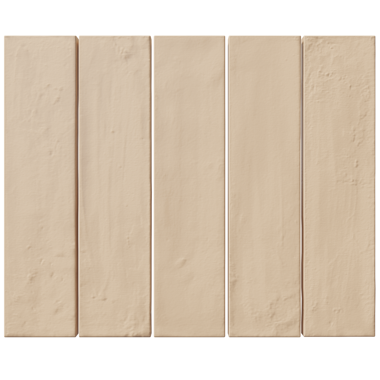 Carruzo Barrio carrelage mural en céramique 32 carreaux 6x25cm Cobre