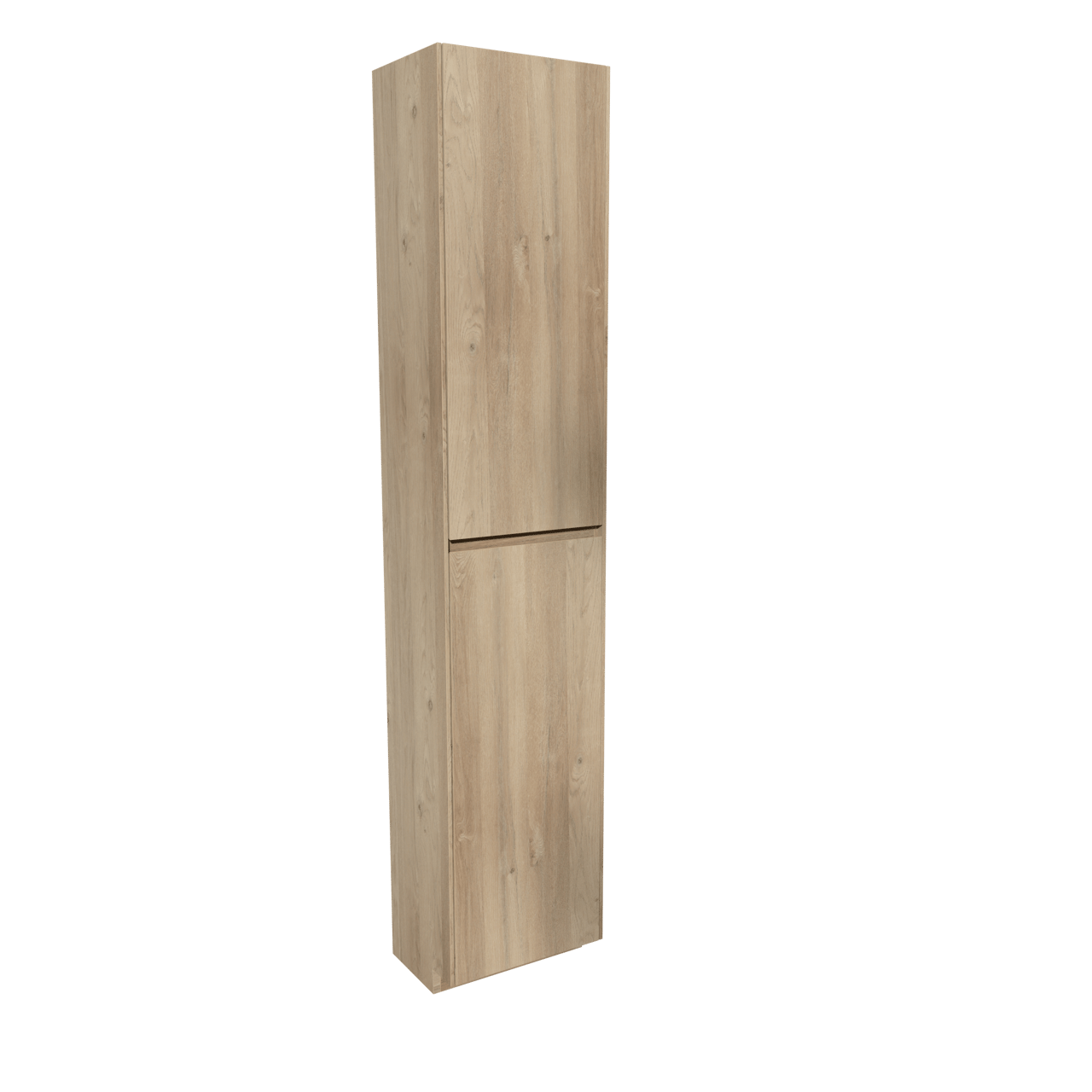 Storke Edge Badhochschrank: Stehend, rechts, Eiche rustikal, 40 x 30 x 200 cm