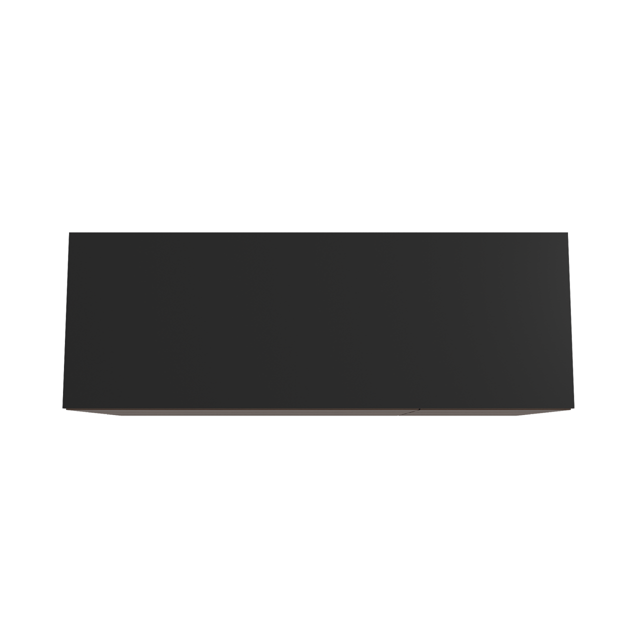Storke Edge freistehendes Möbelstück Set: 150 x 52 cm, Nussbaum, mit Panton Einzel- oder Doppel Waschtischplatte, Pulverbeschichtetes MDF Schwarz matt