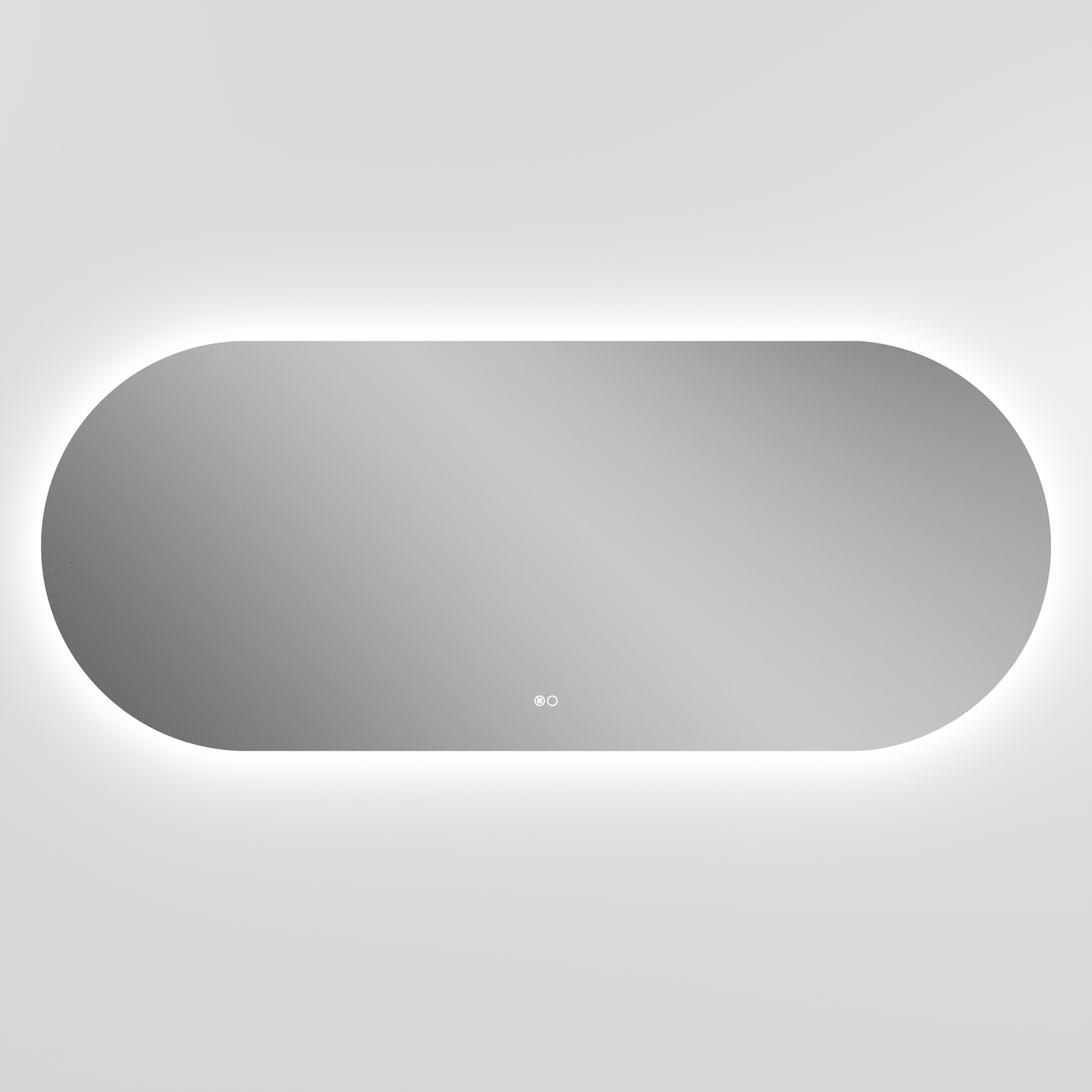 Balmani Cloud Touch ovaal badkamerspiegel 160 x 65 cm met spiegelverlichting en anti-damp