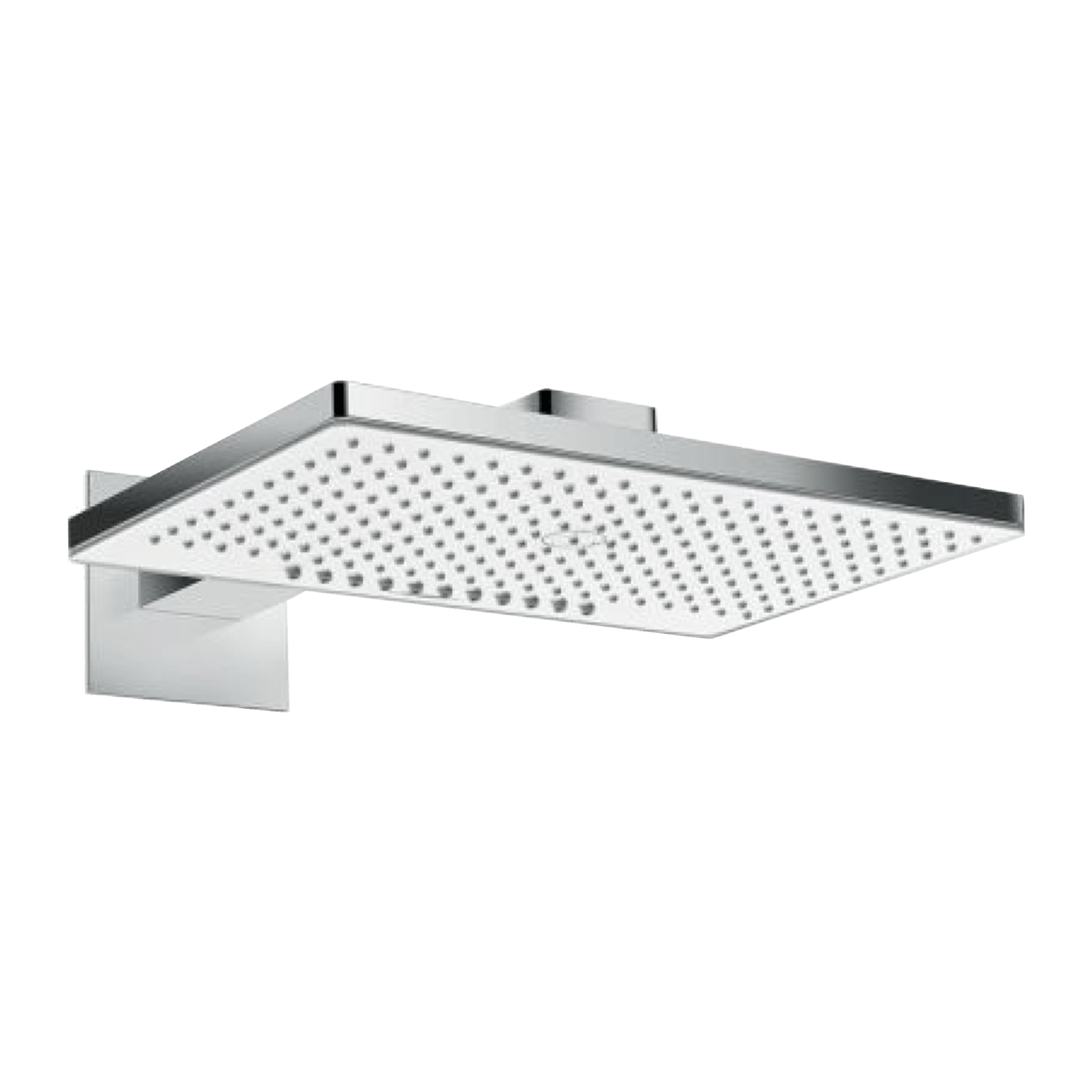 Hansgrohe Rainmaker Select 460 hoofddouche 2 jets met muursteun ø46cm wit/chroom