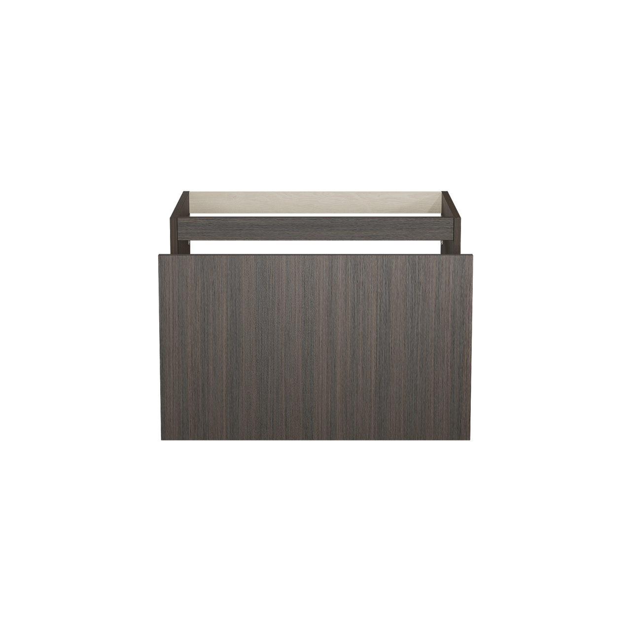 Balmani Sfera by Lucida meuble sous-vasque suspendu 75 x 55 cm Eucalyptus 2 tiroirs