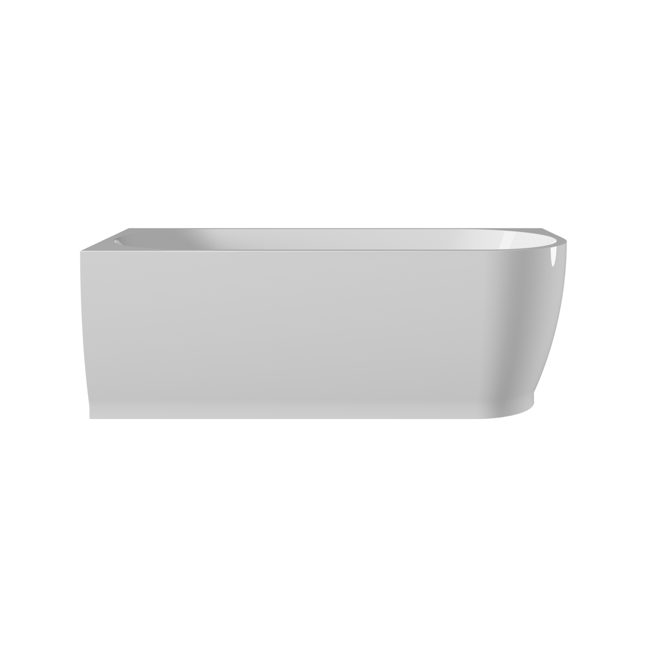 Linie Paulo 2-Personen-Eckbadewanne: links, 170 x 75 cm, Acryl, Weiß Glänzend