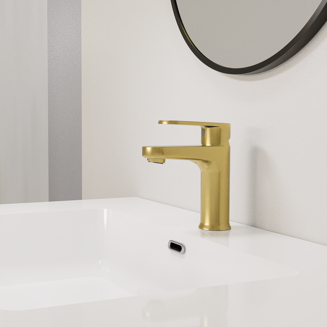 Linie Astor Waschbecken Armatur: Brushed Gold