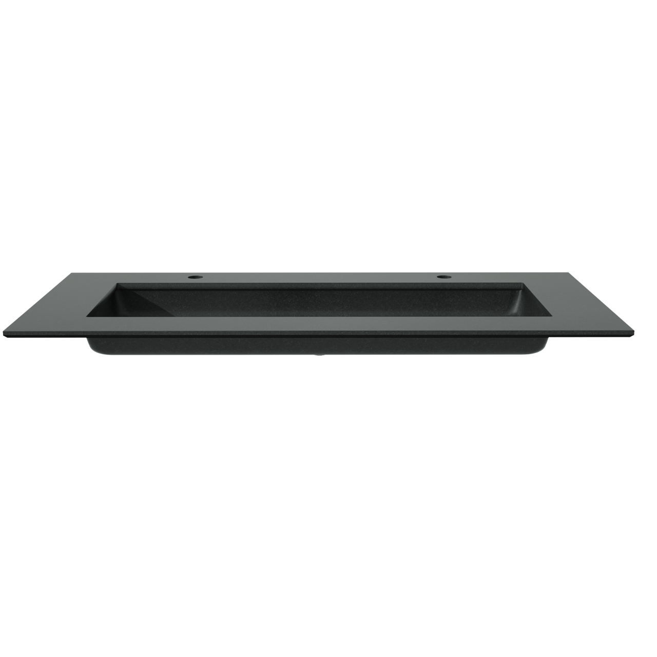 Balmani Tablo Facetta lavabo simple pour 2 trous de robinet granite aiguisé 120 x 55 cm
