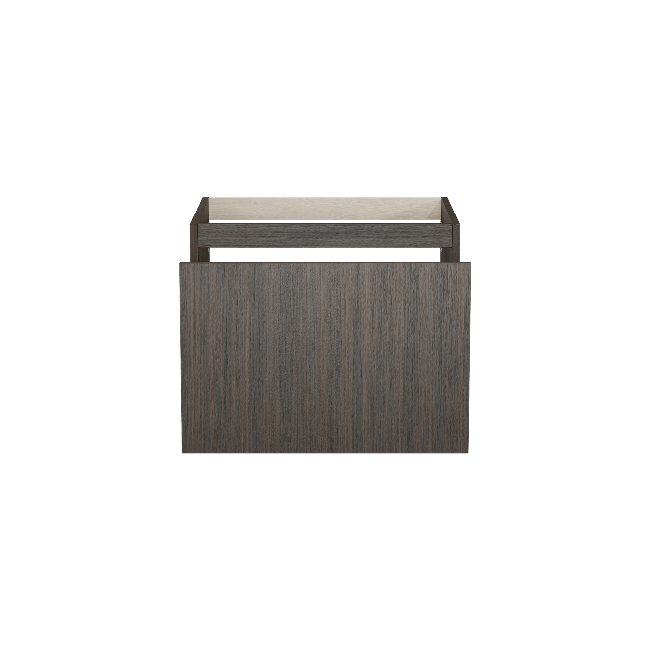 Balmani Sfera by Lucida meuble sous-lavabo suspendu 67,5 x 55 cm Eucalyptus 2 tiroirs