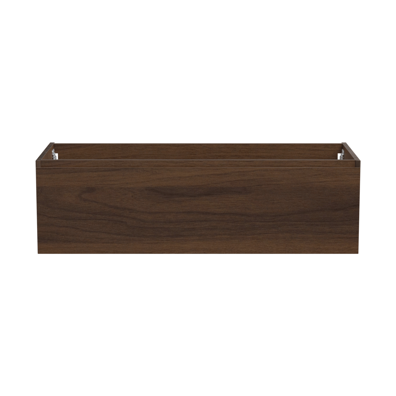 Storke Edge meuble sous-lavabo suspendu 120 x 52 cm noyer 1 tiroir