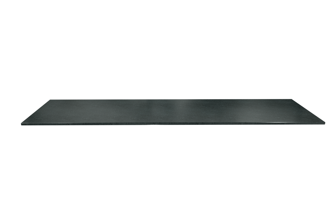 Balmani Stretto Einzel- oder Doppelwaschtischplatte, Granit poliert, 180 x 55 cm