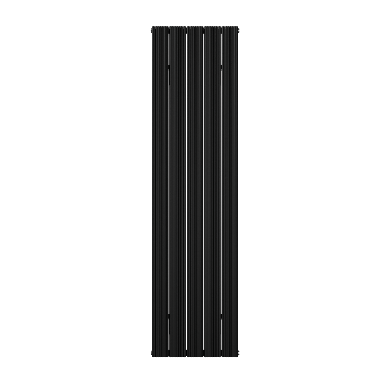 Vipera Mares sèche-serviettes simple 47 x 180 cm chauffage central noir mat raccordement latéral et central 1315W