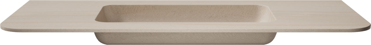 Balmani Moon plan simple Travertin Beige Terrazzo 130 x 55 cm