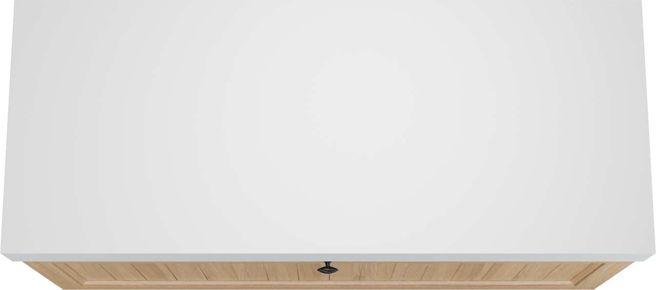 Balmani Lemon meuble salle de bains suspendu 135 x 55 cm, placage chêne naturel avec Dominus tablette simple ou double en blanc mat