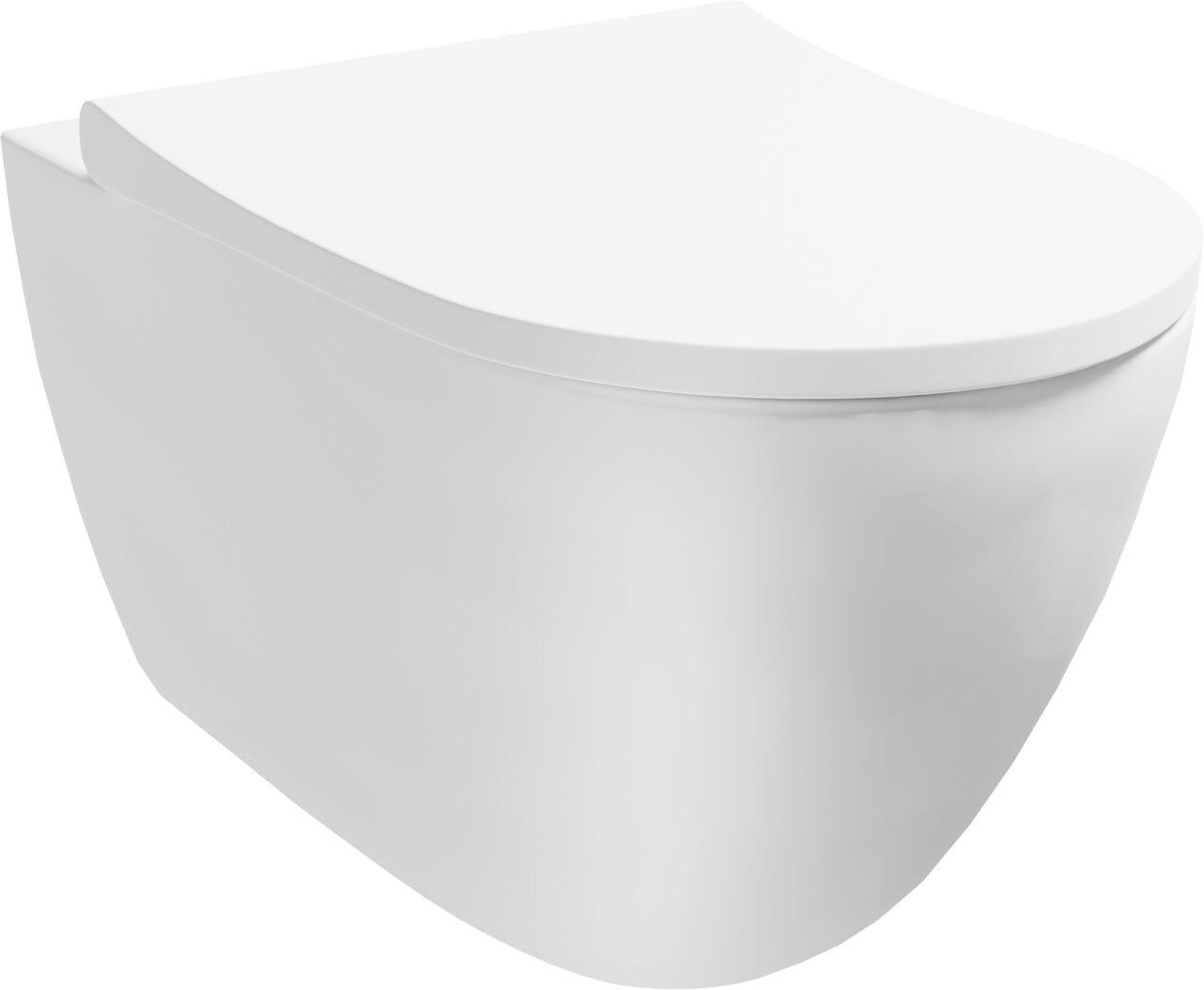 Luca Varess  Vinto  wc suspendu blanc mat sans rebord