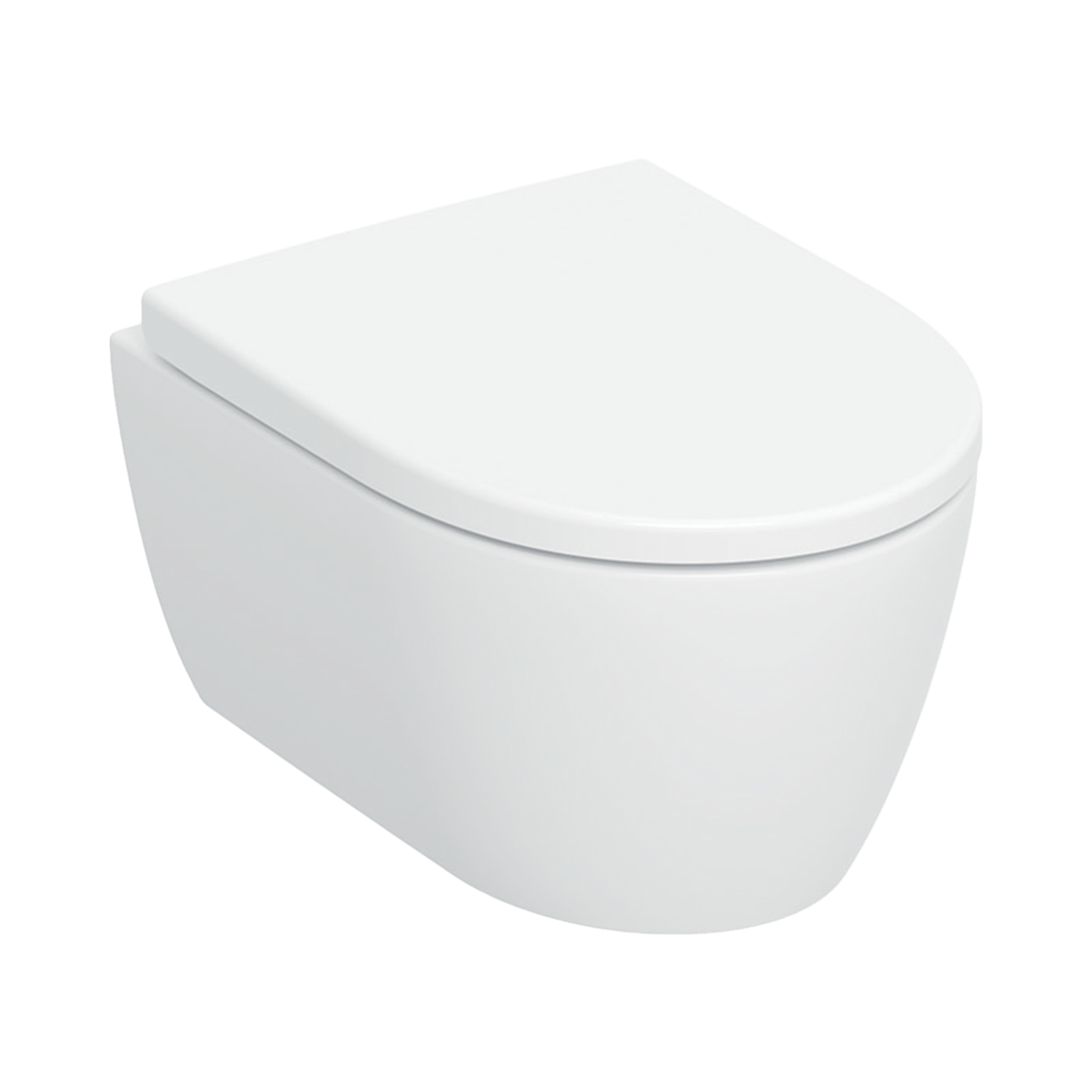 Geberit ICon hangend toilet hoogglans wit randloos compact