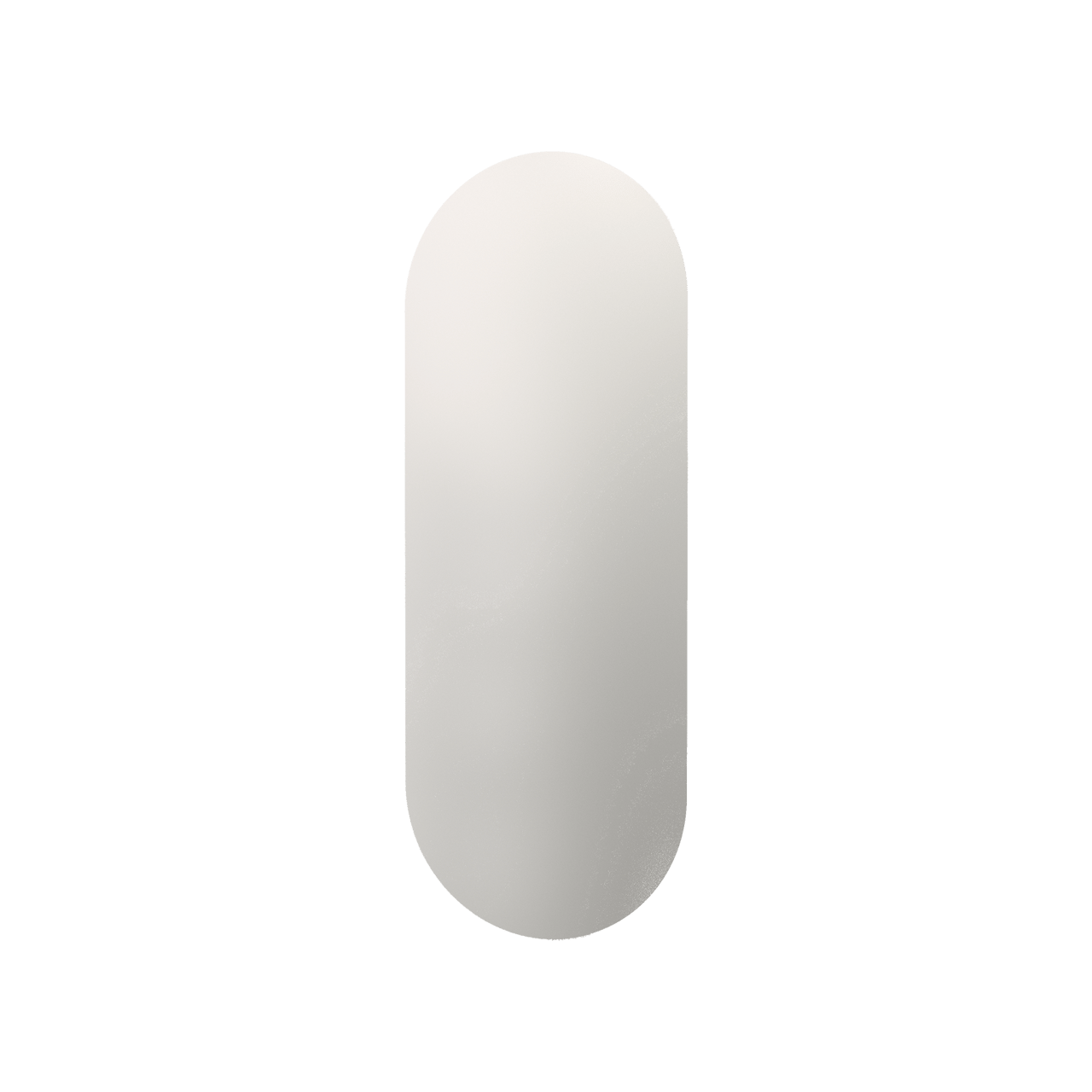 Balmani Giro Badspiegel mit Beleuchtung: Oval, 42 x 110 cm, mit Anti-Beschlag Spiegelheizung