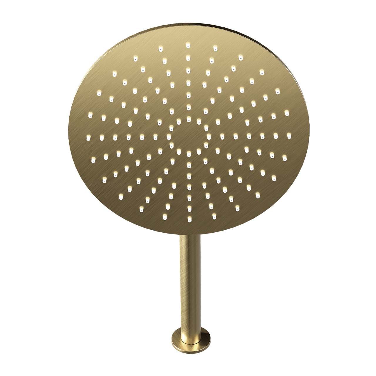 Blaufoss Round 300 rond regendouchekop met wand douchearm Ø30cm30 cm Brushed Champagne Gold
