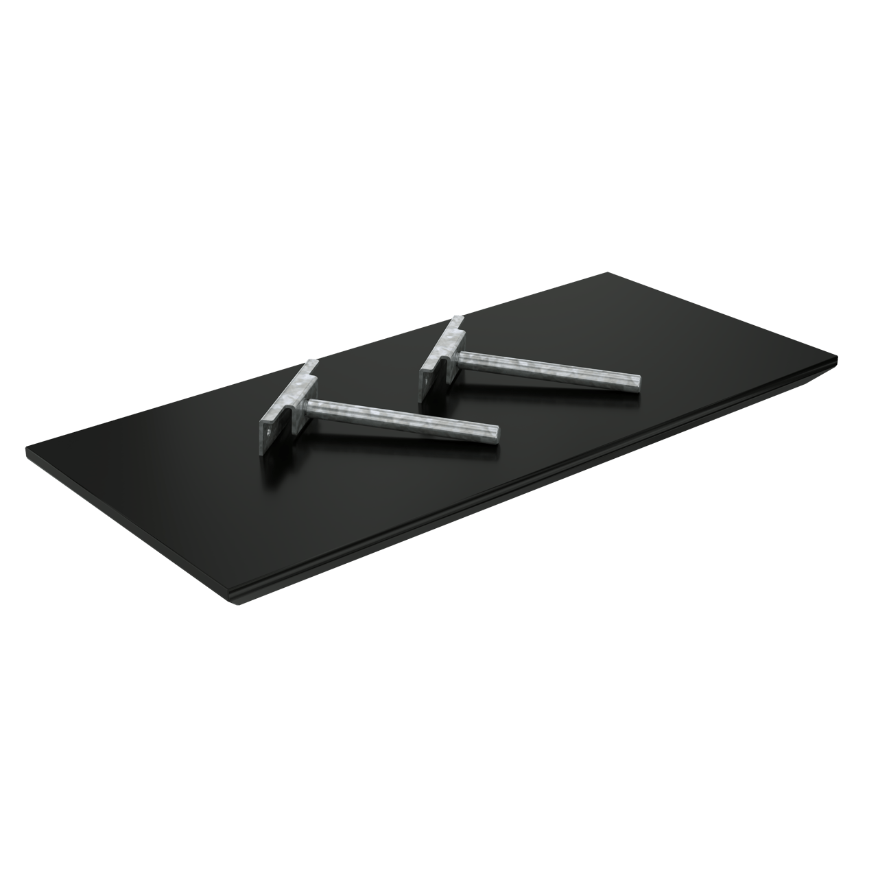 Storke Edge wandplank mat zwart 40x16cm