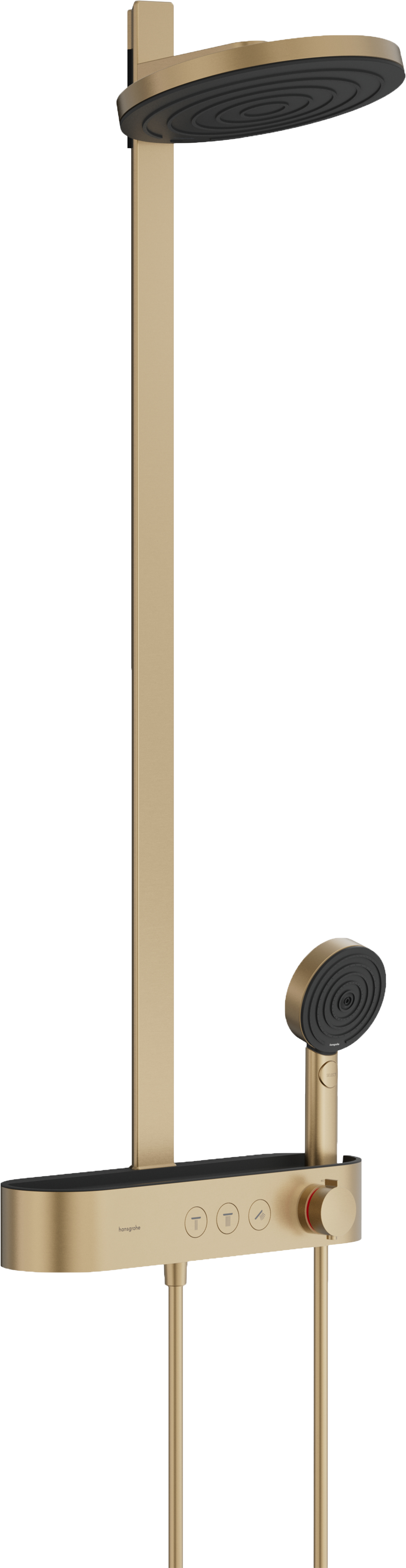 Hansgrohe Pulsify S260 thermostatische kraan regendoucheset Brushed Bronze