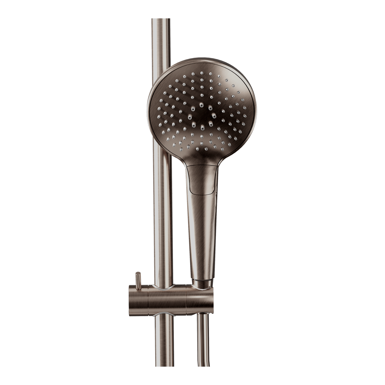Blaufoss Round 300 Duschsystem: Brushed GunMetal