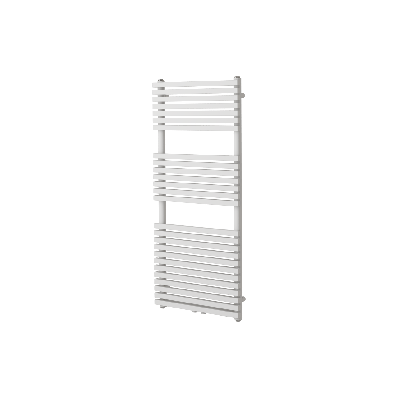 UNIQUEMENT POUR ALLEMAGNE - Vipera Vesuvio sèche-serviettes simple 50 x 120 cm chauffage électrique blanc mat raccordements latéral et central possibles 808W, résistance incluse