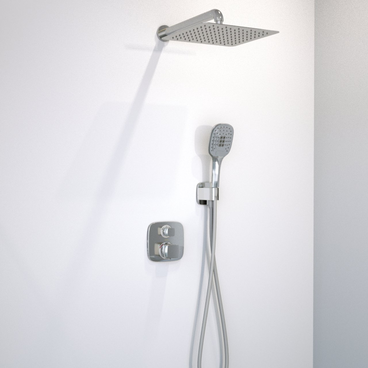 Blaufoss Switch Core douchette 3 fonctions de jet Chrome Brillant