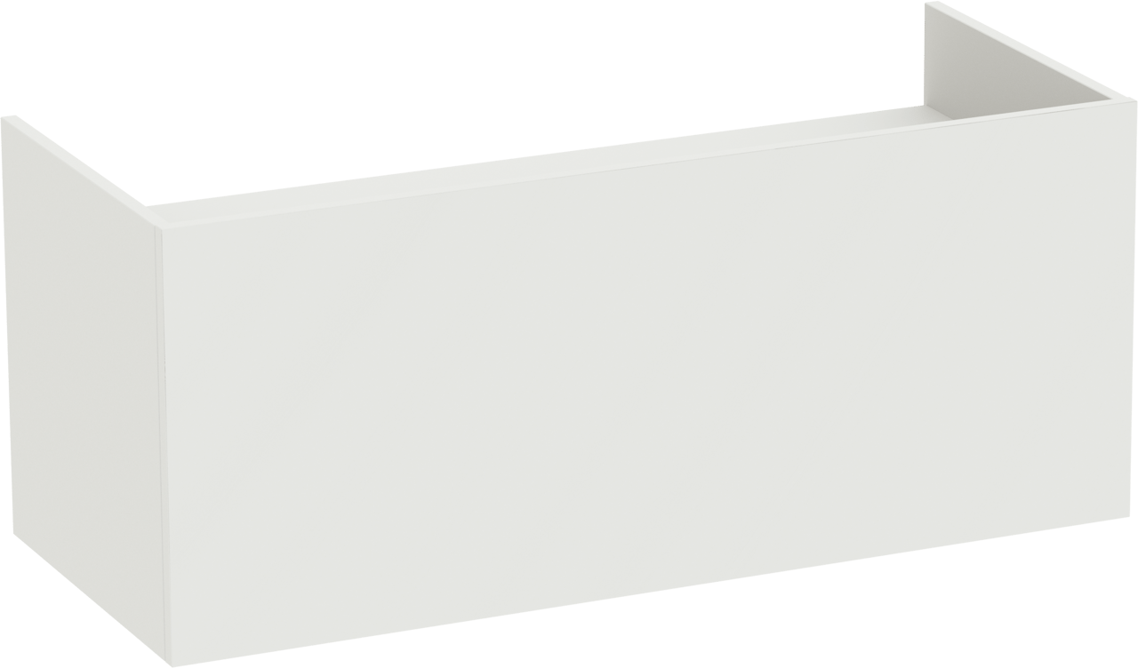 Balmani Cubo meuble sous-lavabo suspendu 124 x 53 cm blanc mat 4 tiroirs