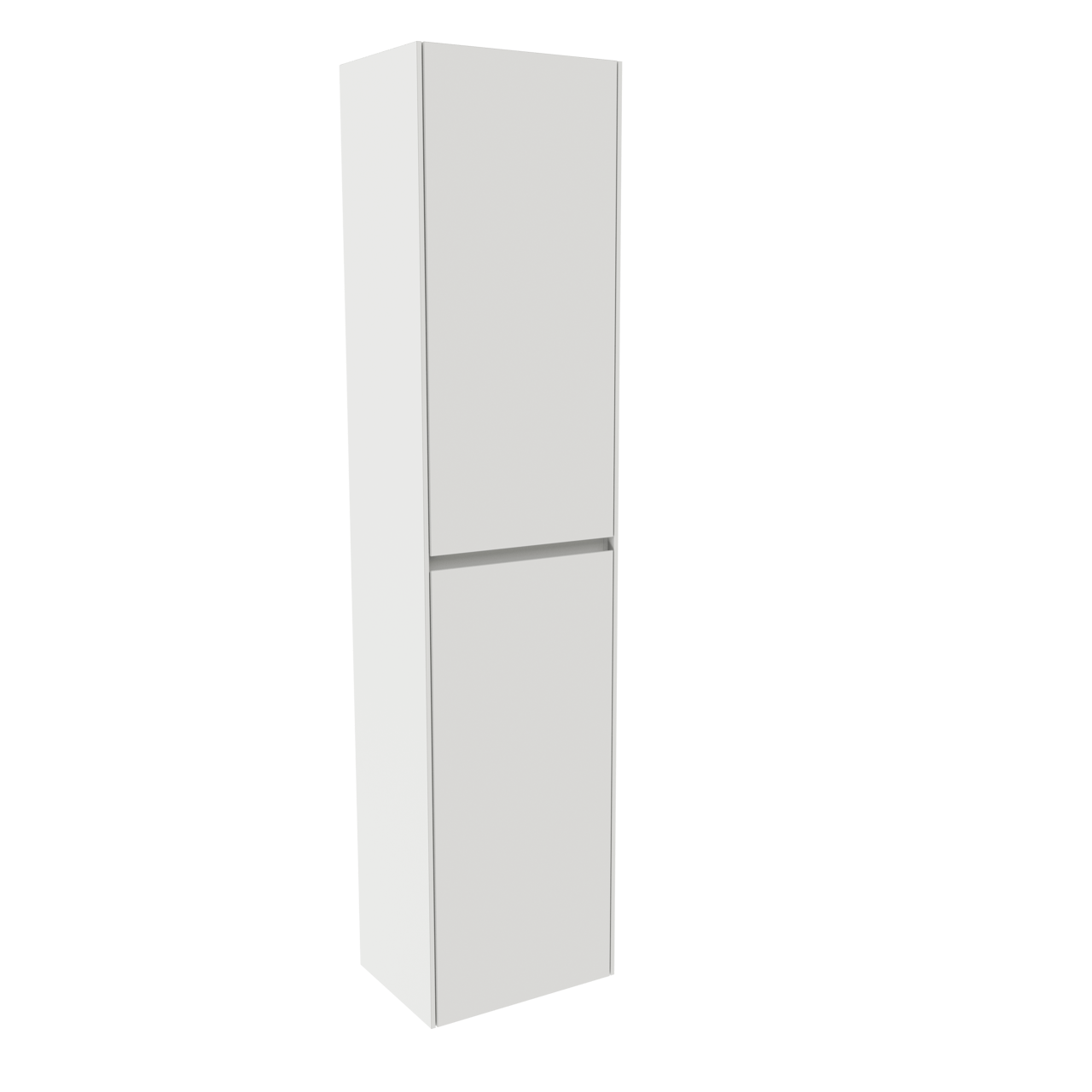 Storke Edge Badhochschrank: Hängend, Weiß matt, 40 x 30 x 170 cm