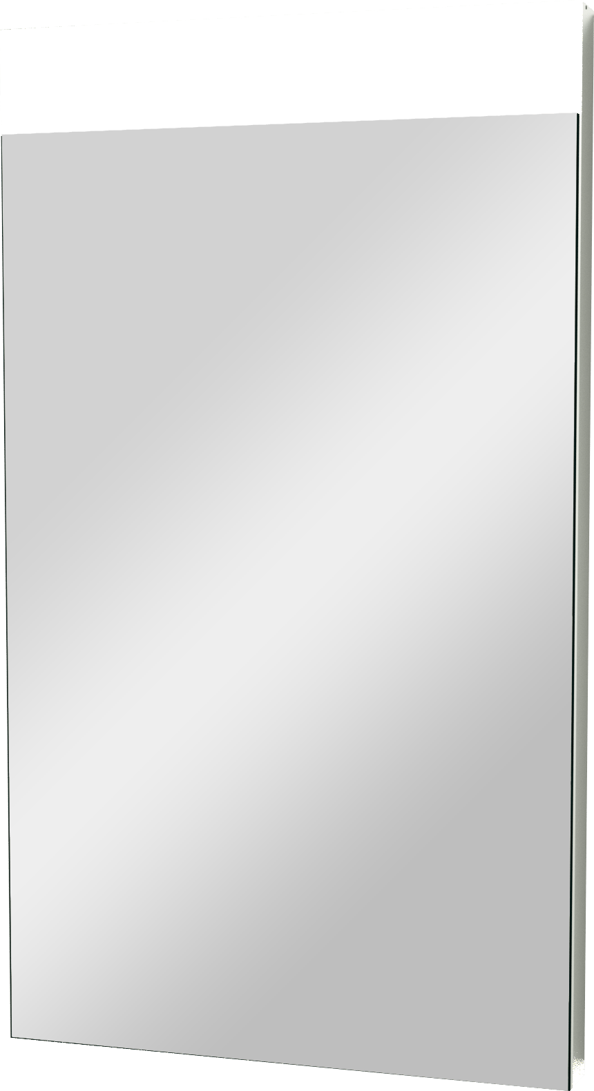 Storke Lucera rechthoekig toiletspiegel 40 x 70 cm met spiegelverlichting