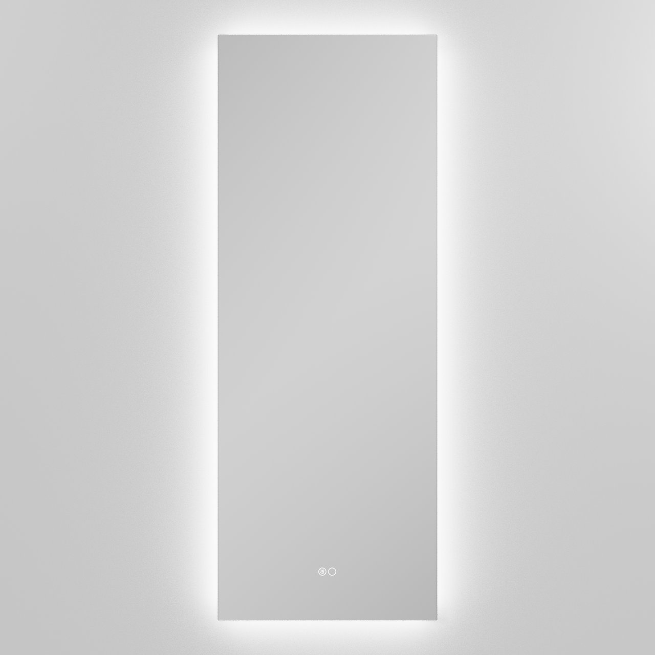 Balmani Giro Touch rechthoekig badkamerspiegel 45 x 120 cm met spiegelverlichting en anti-damp