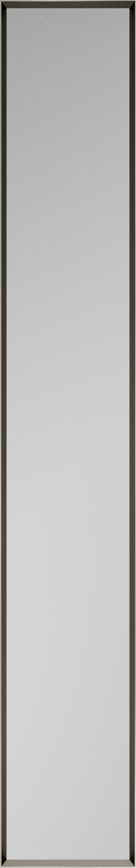Balmani Auro miroir de toilette rectangulaire Brushed GunMetal 17 x 109 cm